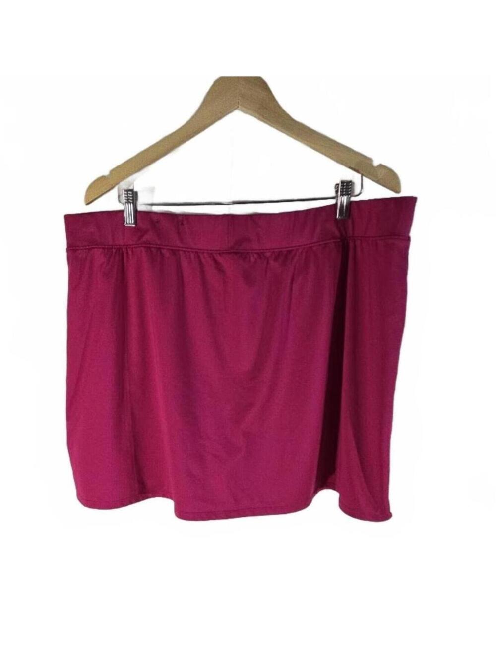 Crown & Ivy Women's Pink Athletic Skort with Side Slit Size XXL